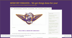 Desktop Screenshot of mercuryerrands.com